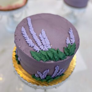 Lavender Cream Cake